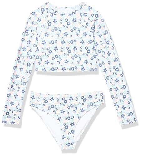 Roxy Girls Dreamer Crop Top Long Sleeve Swim Set