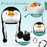 Zoom IMG-2 hicarer cappello da pinguino con Zoom IMG-2 hicarer cappello da pinguino con