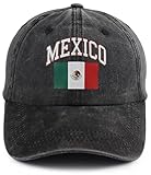 Mexico Baseball Hat for Men Women, Vintage Mexican Flag Hats, Adjust Cotton Mexican Party Decorations Baseball Cap, Funny Patriotic Birthday Gifts for Dad Mom Grandpa Grandma Friend Coworker Veterans