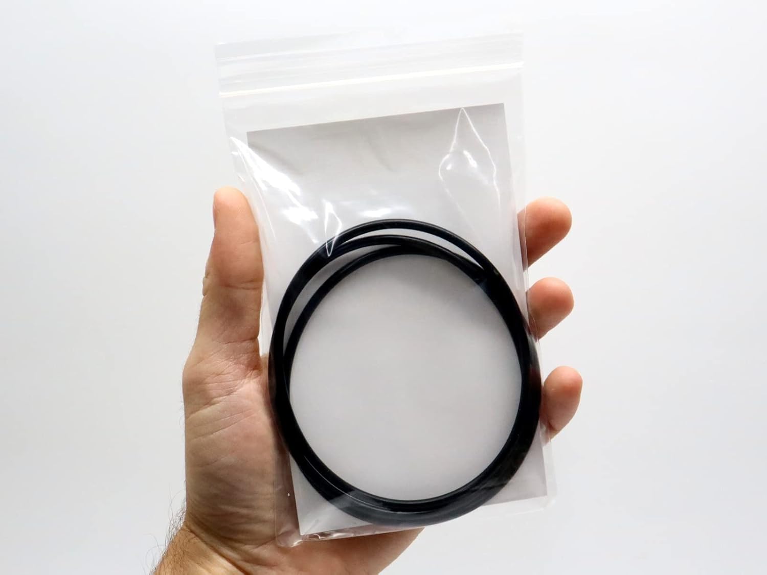 Black Rubber Replacement O-Rings for Water Filters, 3-Pack