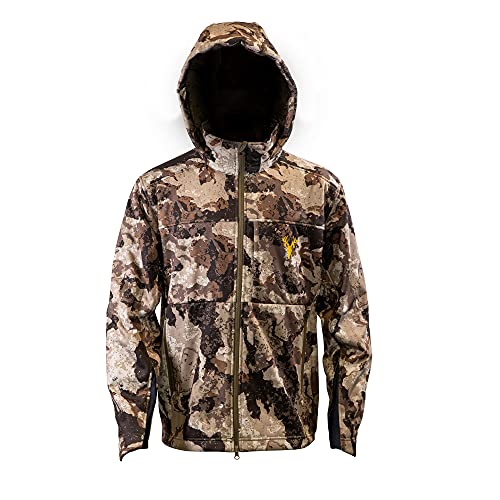 Image of HOT SHOT Men's Camo Softshell Jacket - Midweight, Fleece-Lined, Tactical Outdoor Hunting Apparel