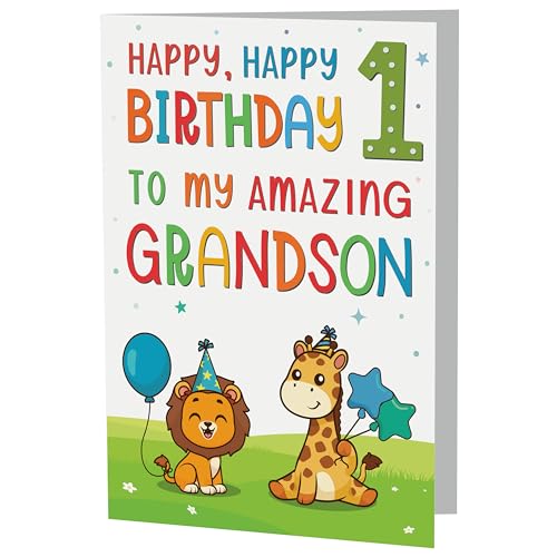 Tukora Cards Grandson 1΂̒aJ[h - 킢WOAj}fUC - A5TCY v~AO[eBOJ[h UK