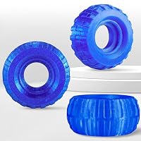 ERYONE TPU Filament 1.75mm, 3D Drucker Filament,Flexible TPU Weiches Filament, TPU 95A, Maßgenauigkeit +/- 0,03 mm, 0.5kg 1 Spule, Transparent blau – Ansicht 2
