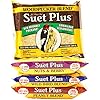 ST. ALBANS BAY SUET PLUS Variety Pack of 4 Flavors of Suet Cakes for Wild Birds 11 Ounces Each