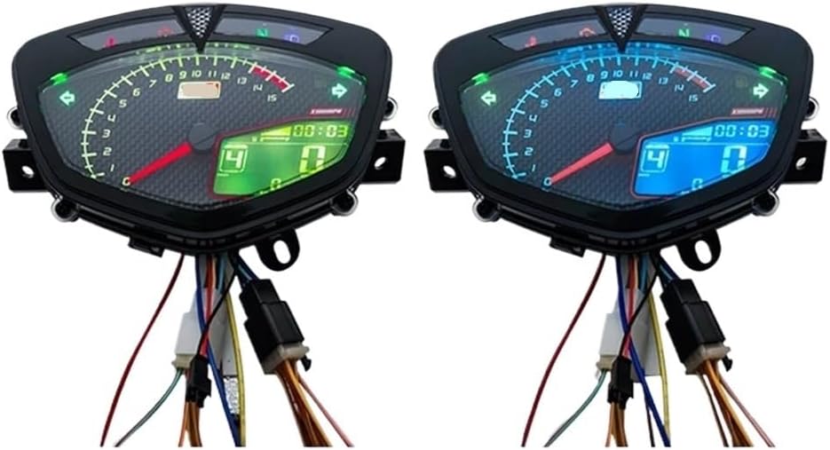 Motorcycle Odometer Digital Digital Meter for Lc135 V1 for Jupiter MX for Copy for Uma Motorcycle Tachometer LED RPM Tachometer Meter