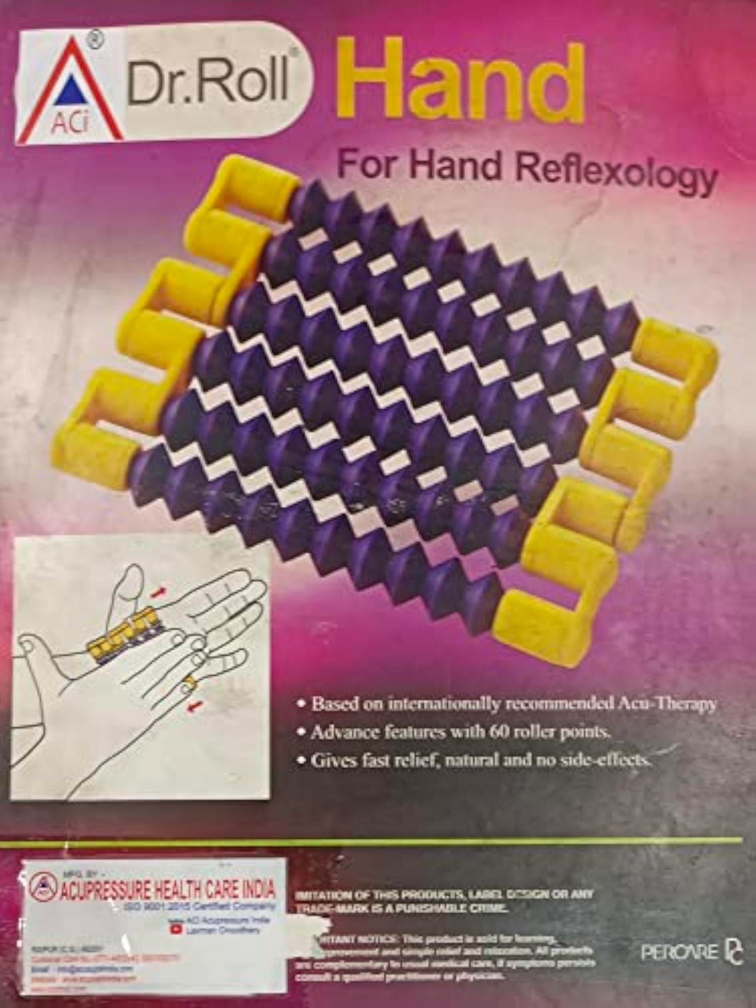 ACi Dr Roll Hand for Hand Reflexology, Instant Relief