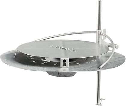 Breeo OutpostTM Heat Deflector X19 | Compatible with Y Series and X Series Smokeless Fire Pit | Maximize Hot Airflow | USA Made | Live-Fire Cooking Accessory Full Set with Outpost Rod