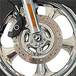POWMIA-Front-Axle-Cap-Nut-Covers-Black-in-Color-Compatible-With-Harley-Davidson-Touring-Road-King-Road-Glide-Street-Glide-Ultra-Dyna