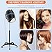 JupiterForce Professional Hooded Floor Hair Dryer 1300W Adjustable Stand Up Bonnet Hair Dryer with Rolling Wheels for Home Salon Spa Beauty Equipment, Black