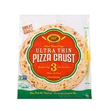 Golden Home Bakery Products Ultra Thin Pizza Crust, 12" 3 Pack