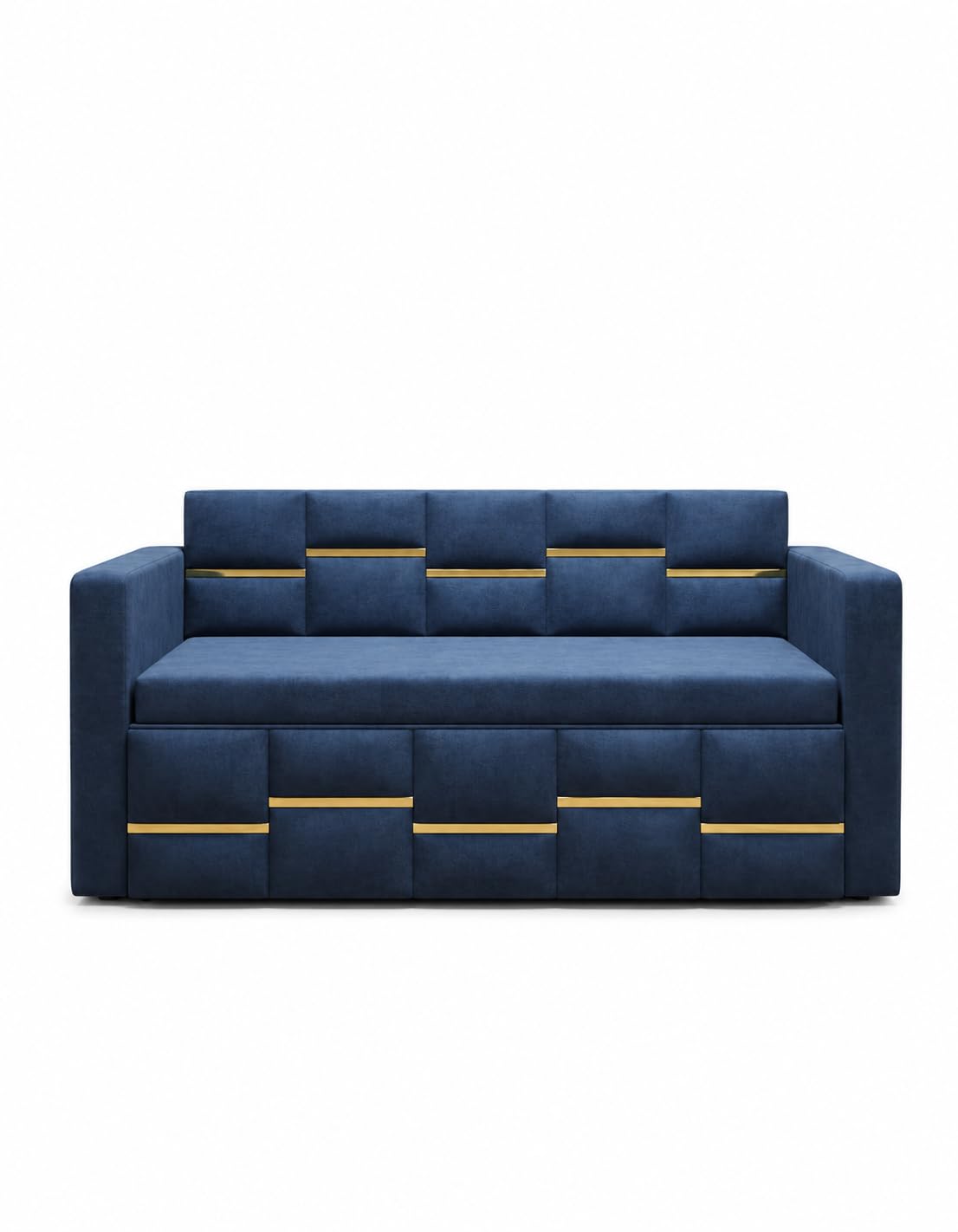 Sofa Cum Bed | 3 Seater with Storage Bed | Convertible Pull Out Sofa Bed for Living Room | Foldable Couch with Hidden Storage Box | Space Saving Furniture for Home Bedroom Office Room-image-29