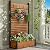 DWVO 72" H x 42" W Outdoor Privacy Fence, Planter Box with Trellis, Wood Fence Panel, Privacy Wall Outdoor for Backyard, Patio,1 Panel, Brown