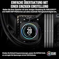 CORSAIR VENGEANCE DDR5 RAM 32GB (2x16GB) Bis zu 6000MHz CL36-44-44-96 1.35V AMD EXPO Intel XMP 3.0 Desktop-Arbeitsspeicher – Grau (CMK32GX5M2E6000Z36) – Ansicht 4
