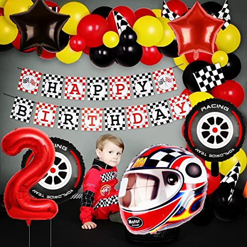 Race Car Balloons Motor Helmet Wheel Tire Balloon Birthday Party Decorations For Boys Foil Mylar Dirt Bike Hot Wheel Racing Car Theme Party Supplies Monstor Truck Party Favors Decor #TOP4