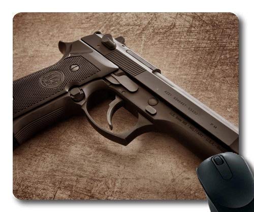 Mouse mat,gun mayhem 2r,all gun,Mouse Pad with Stitched Edges