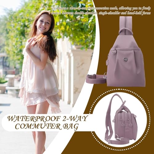 Mochila antirrobo mujer multicompartimento con asas cómodas 2