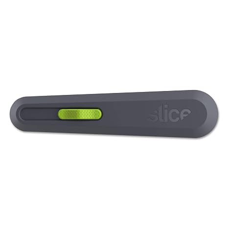 Slice Auto-Retractable Utility Knife, Heavy Duty Box Cutter, Safe Ceramic Blade Lasting 11x Longer Than Metal, 1 Pack