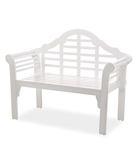 Weatherproof Lutyens Outdoor Bench | Holds Up to 400 lbs