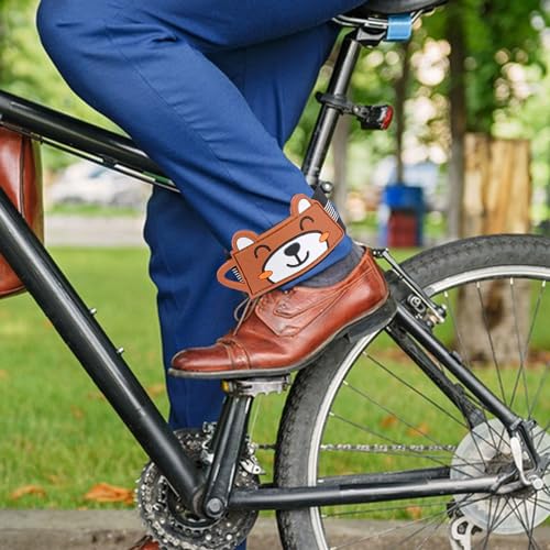 Correias de tornozelo para bicicleta, Cinto de segurança para bicicleta, Cinto de fixação elástico,