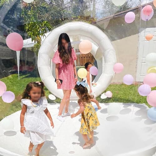Tente gonflable à bulles transparente pour camping extérieur jardin famille étanche avec pompe