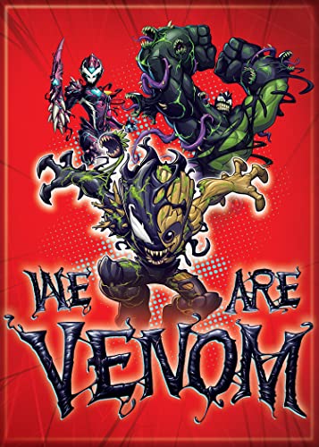 Imán con diseño de héroes de Marvel Venom