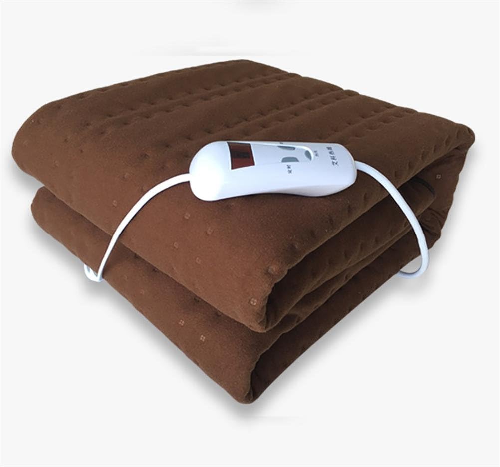 RERE Electric blanket single Thermostat Security Waterproof, coffee