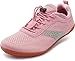 Joomra Barefoot Shoes Women Size 6.5 Trail Running Zero Drop Minimalist Wide Toe Box Width Sneakers Exercise Gym Casual Fashion Pink 37