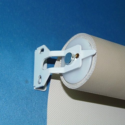 Gowe motorisé volet roulant, crème solaire en tissu, hauteur 190 cm ou moins, moteur Couleur : 140 cm de large