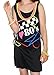 Produktbild Foxxeo 40218I Damenkleid I love the 80er Jahre Neon Teens Kostüm Festival Fasching Flower Power Hippie Gr. S - XXL, Größe:XXL