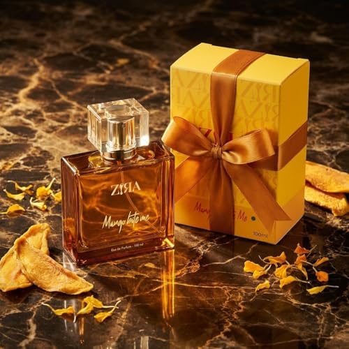 Image of ZIRA Mango Bite Me Eau de Parfum - Fruity Woody Mango Fragrance for Men & Unisex, Sweet Tropical Notes for Daily & Formal Wear (100ml)