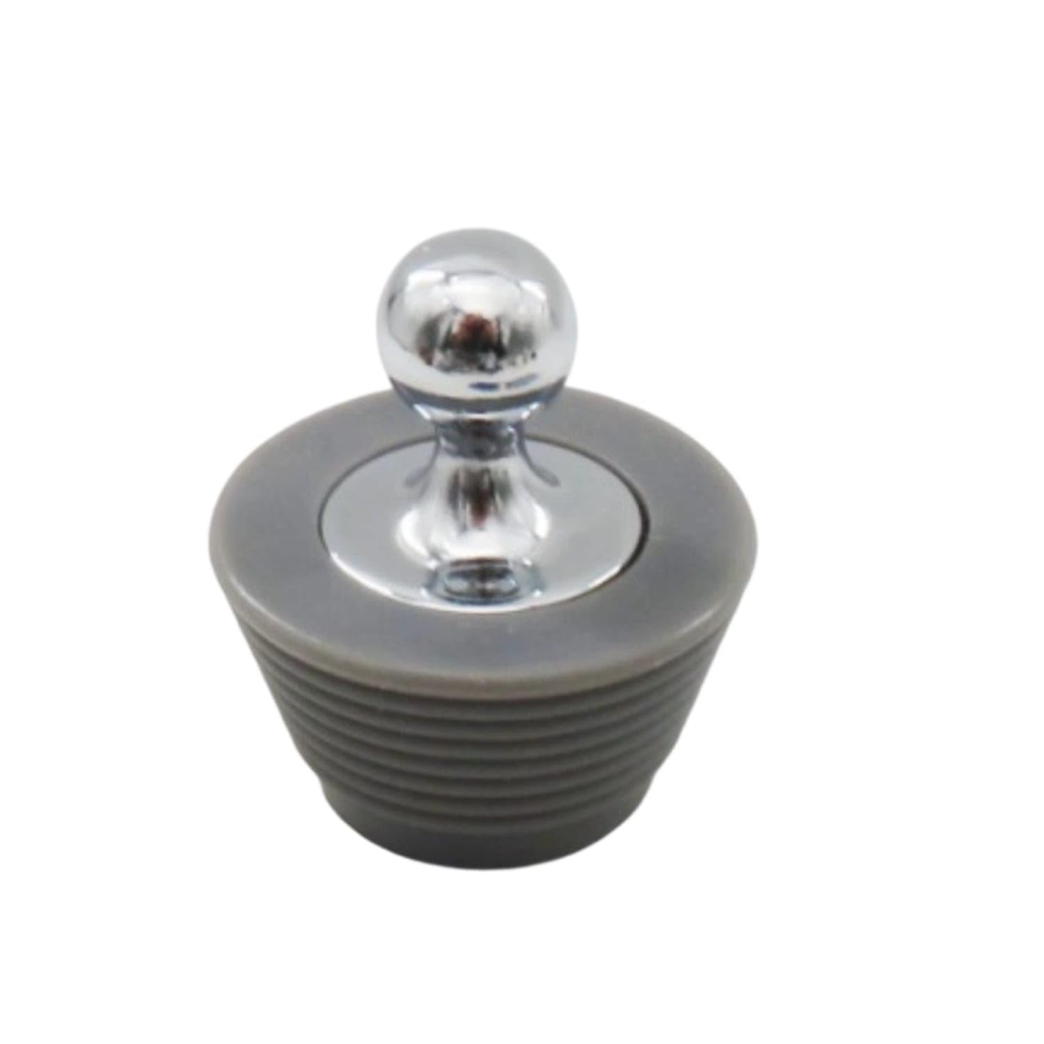 Silicone Drain Plug Strong Seal Bathtub Stopper for Sink, Gray Ss Round Knob | Home & Garden | Bath | Bathroom Accessories | Drain Stoppers & Strainers-image-40