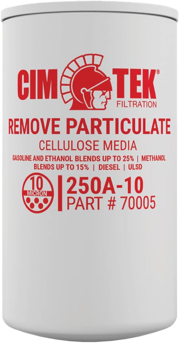 Cim-Tek 70005 10-Micron Particulate Fuel Filter - CIM250AE10
