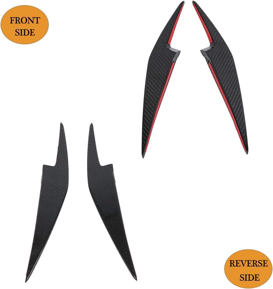 Front Bumper Vent fits Ferrari 458 Speciale Coupe 2014 2015 Factory Outlet Carbon Fiber CF Air Fender Scoop Spoiler Canard Winglets Splitter Cover Trims