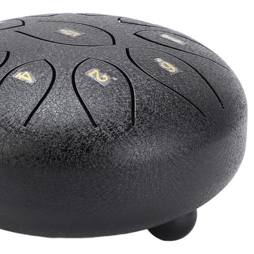Tambor lengua de acero 11 tonos negro para relajación miniatura 6