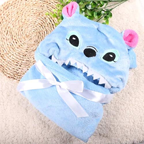Image of First Kick New Born Baby Blanket Pack - Super Soft Bathrobe, Baby Wrapper & Towel for Boys, Girls & Babies (0-6 Months) Blue