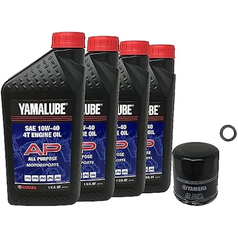 YAMAHA Sport Motorcycle AP Oil Change Kit YZF-R6S R6 FZ1 FZ6 10W40 SAE LUB-SPTCG-KT-05 Cover