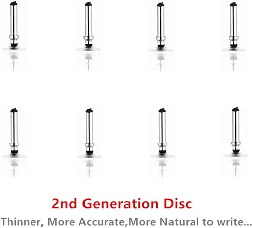 Miniatura 2 de MEKO Punta de disco de repuesto de alta precisión, nueva versión de lápiz capacitivo de disco, 8