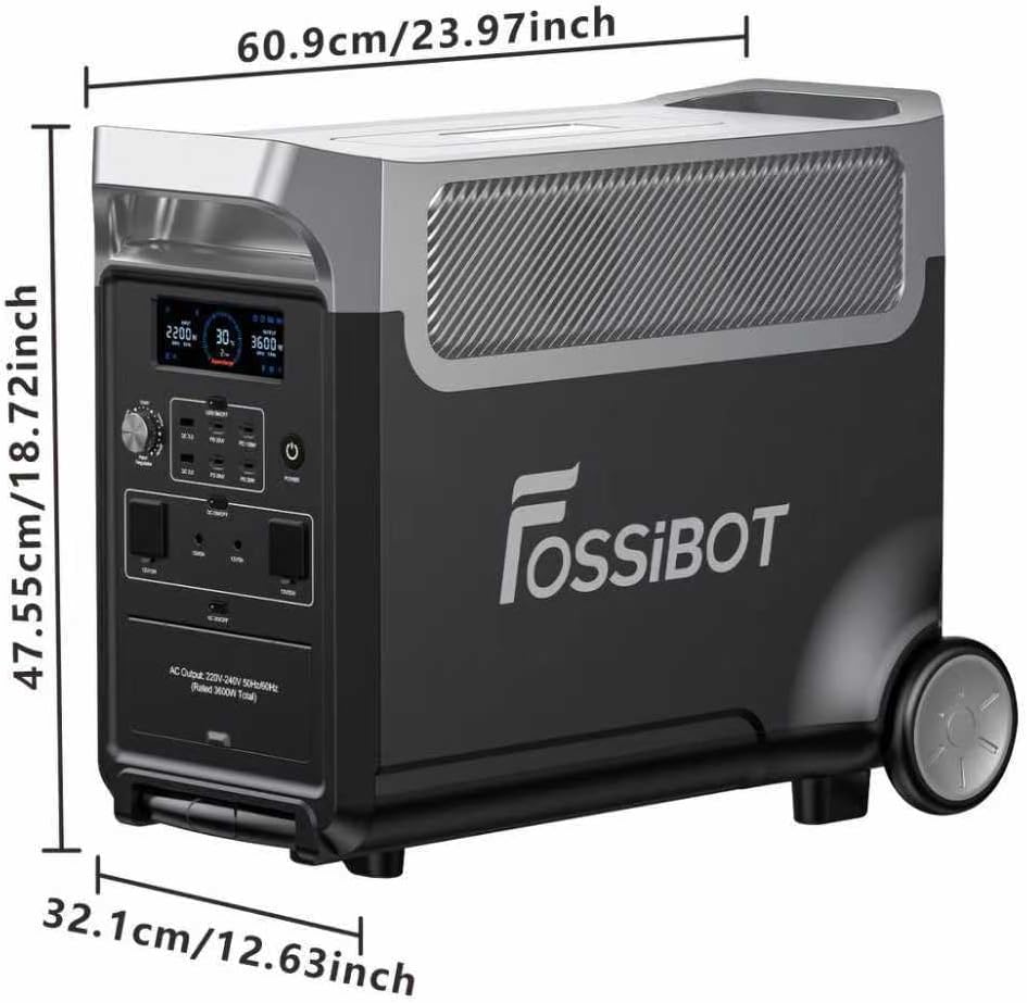 FOSSiBOT F3600 প্রো মাত্রা