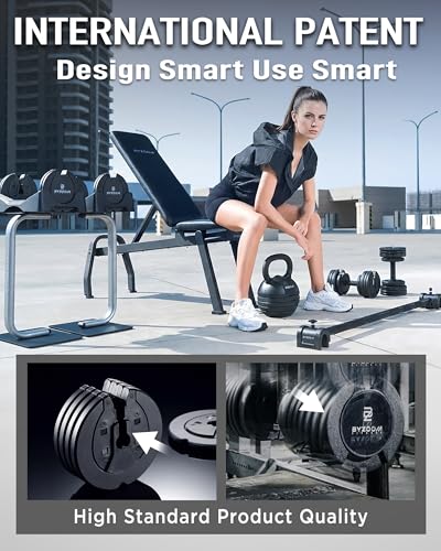 Image of BYZOOM FITNESS Pure Series Adjustable Dumbbell - 12.5 /25 /27.5 /50 /55 /75lb - ONE UNIT OR PAIR(check QTY before purchase) - 5-in-1 / 10-in-1 / 15-in-1 / 21-in-1 Flexible Hand Weights for Home Apartment Garage Gym, Strength Training & Fitness Workouts, White OR Black