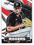 2021 Topps Fire #54 Trevor Rogers NM-MT RC Rookie Miami Marlins Baseball MLB