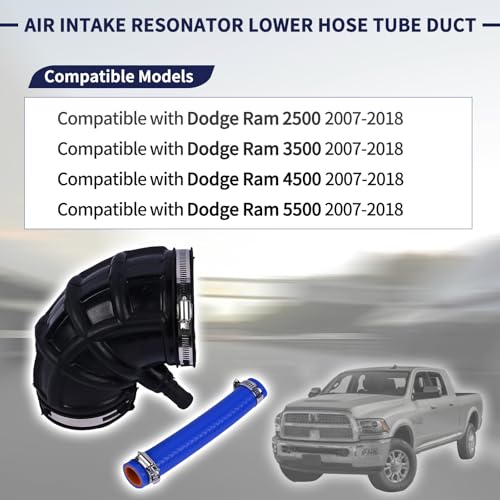 Magimaker Duto de tubo de mangueira inferior ressonador de admissão de ar 53032944AC 53032944AL comp