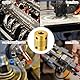 QUARKZMAN 5 Stück Flexible Kupplungen 6.35mm bis 8mm Aluminium Wellenkupplung L25xD20mm Klauenkupplung Gelenkverbinder für DIY Encoder Motoren 3D Drucker Schrittmotor Golden