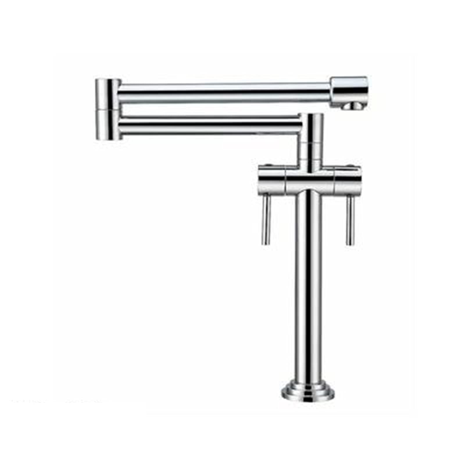 Robinet de remplissage pour casseroles haut de gamme à double articulation et bras pivotant AA
