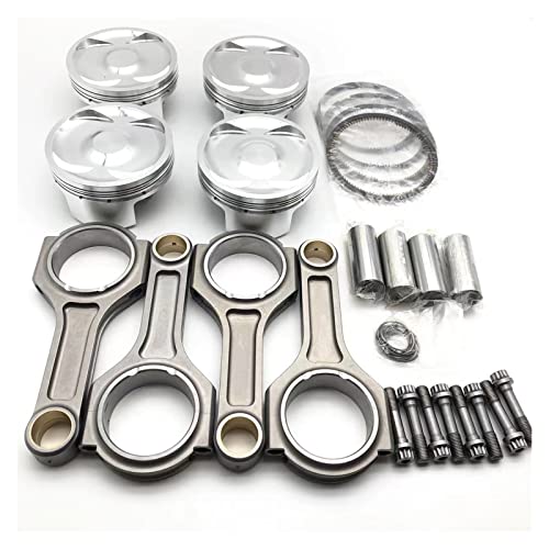 VGOCMDUB Forged Piston & Rod Kit Compatible With Subaru EJ25 WRX STI 2.5l EJ255 EJ257 (Color : 99.5mm)