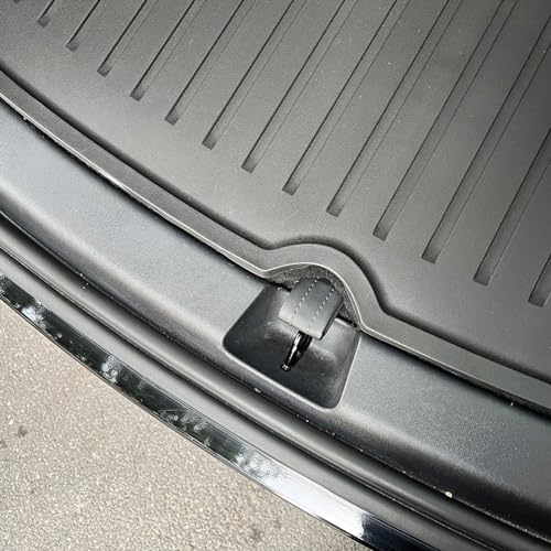 Tapis de Coffre Caoutchouc Tesla Model Y Rear Trunk Carpet AccessEv Antidérapant