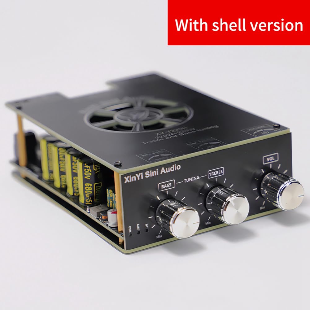 Module Amplificateur Audio Bluetooth XY-T220H 220 W X 2 Réglage Haute et Basse Fréquence Stéréo Double Canal TPA3251-A