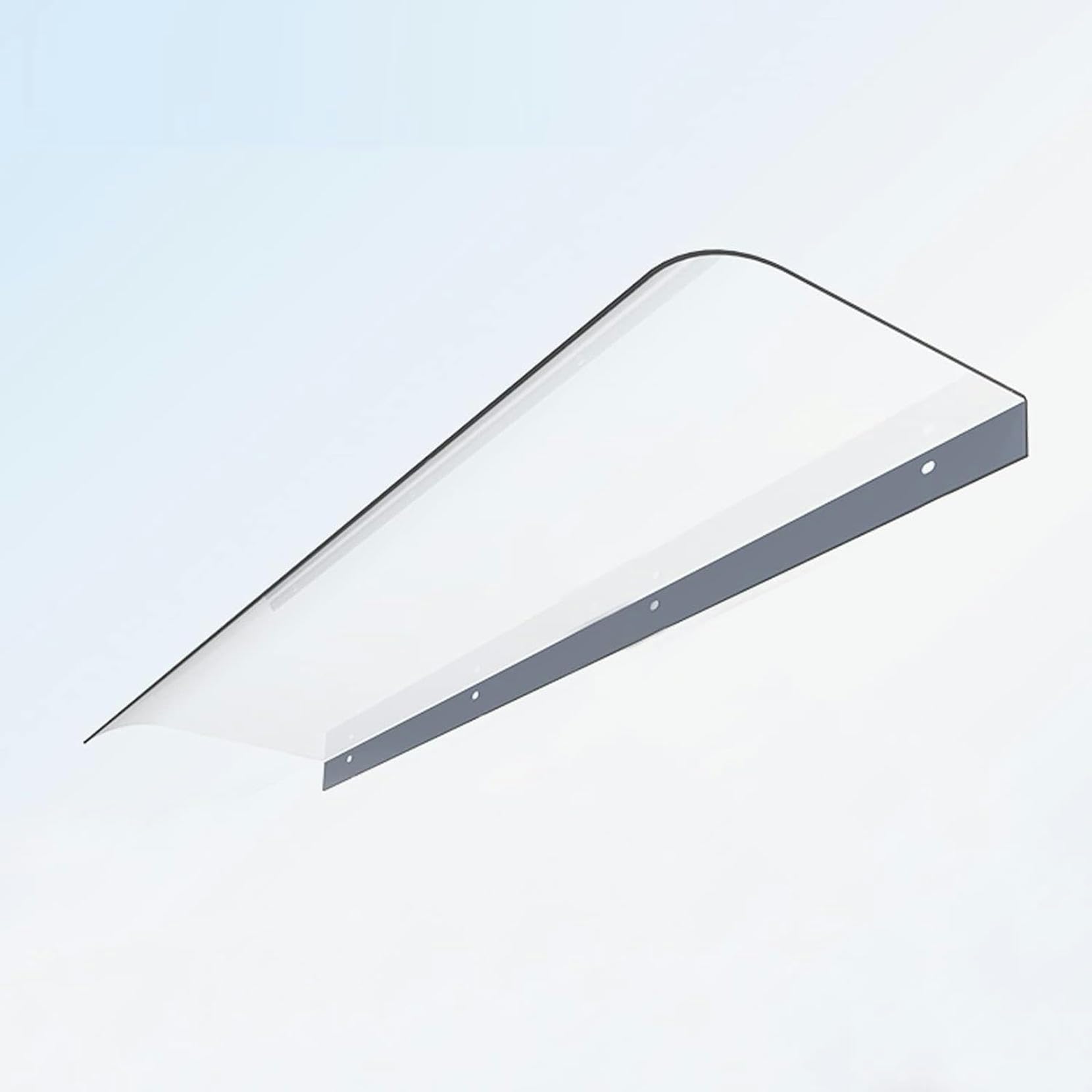 Toldo de policarbonato para puerta contra filtraciones y humedad exterior
