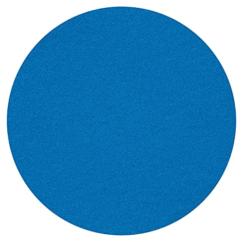 Image of 3M Hookit Blue Abrasive Disc, 36241, 6 in, 80 grade, No Hole, 50 discs per carton