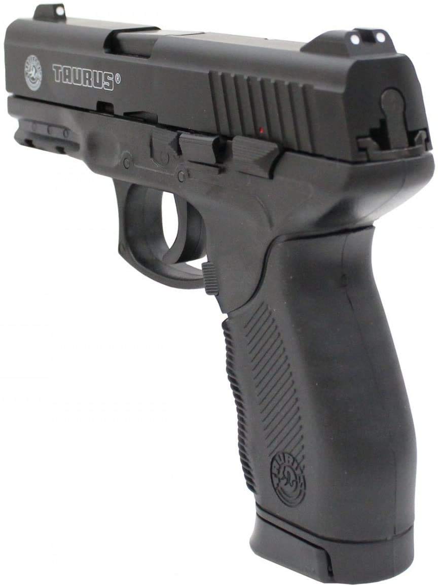 Cybergun Pistola Softair Taurus PT24/7 - Caricamento Manuale - Abs - Semiautomatica - Bax Regolabile - Caricatore 25 Pallini - Colore Nero - Replica Giocattolo