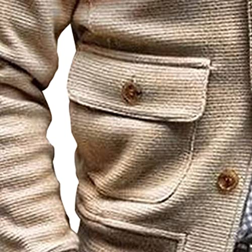 Mens Casual Shawl Collar Cardigan Sweater Long Sleeve Cable Knit Button Chunky Outwear Winter Sweaters With Pocket4